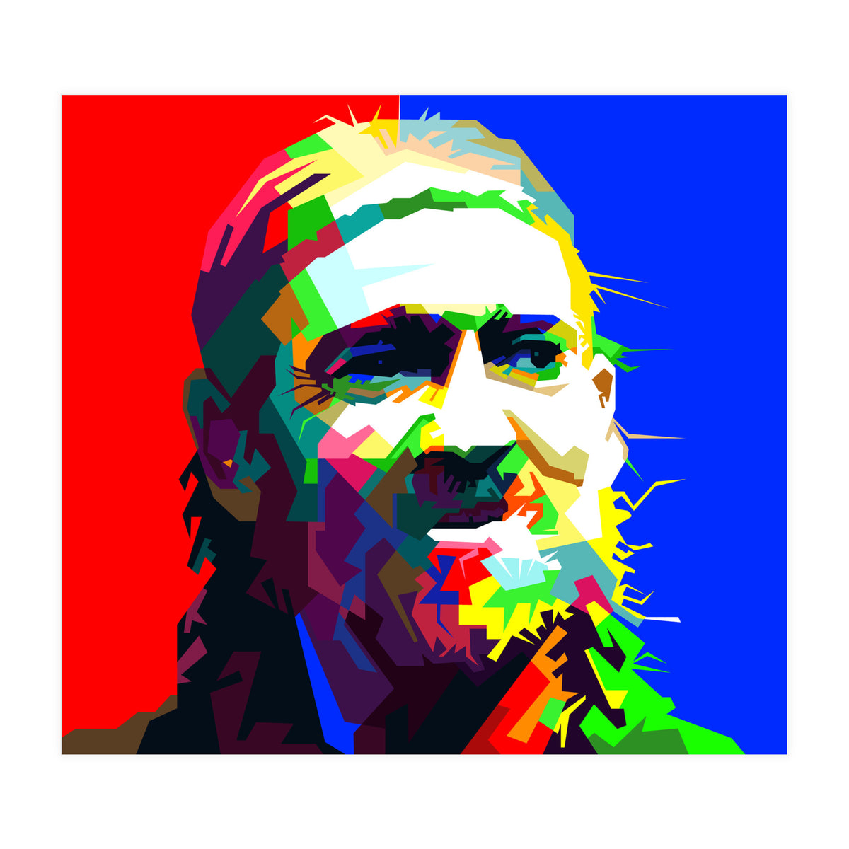 Willie Nelson Pop Art WPAP (Print Only)