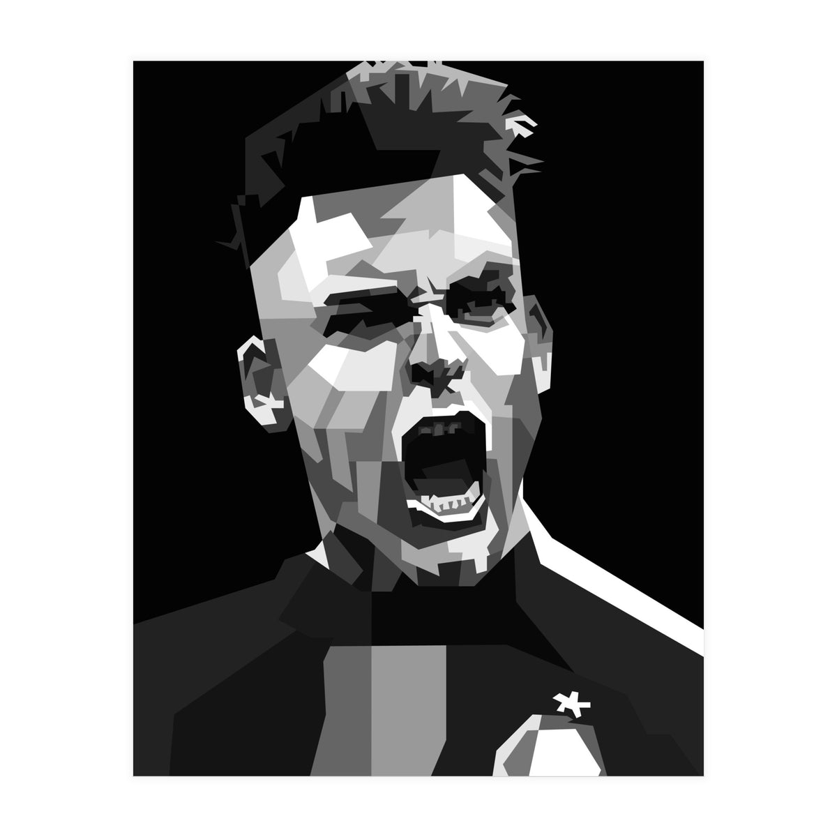 Lautaro Martinez Football Striker (Print Only)