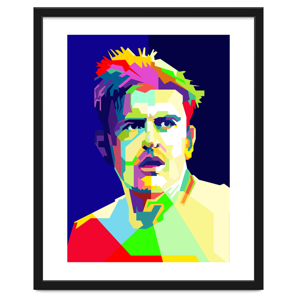 Harry McGuire English Football Pop Art WPAP
