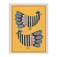 Striped Bird Pair II (Print Only)