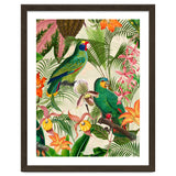 Parrots in tropical Jungle thumbnail