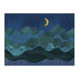 Abstract Landscape Moody Moonrise (Print Only) thumbnail