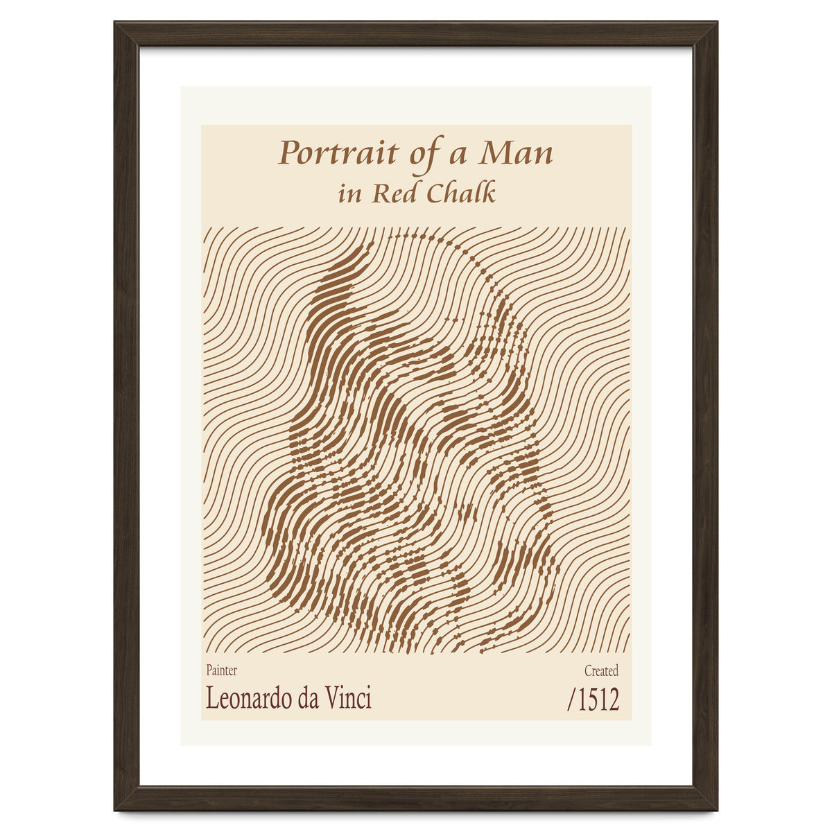 Portrait Of A Man In Red Chalk (self Portrait) – Leonardo Da Vinci (1512)