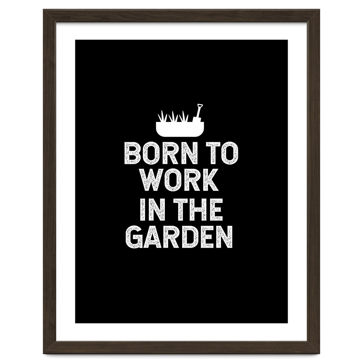 Born to work in the garden