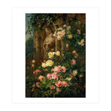Le Benitier: Notre-Dame-des-Roses. 1850 Canvas, 127 x 90 cm. (Print Only) thumbnail