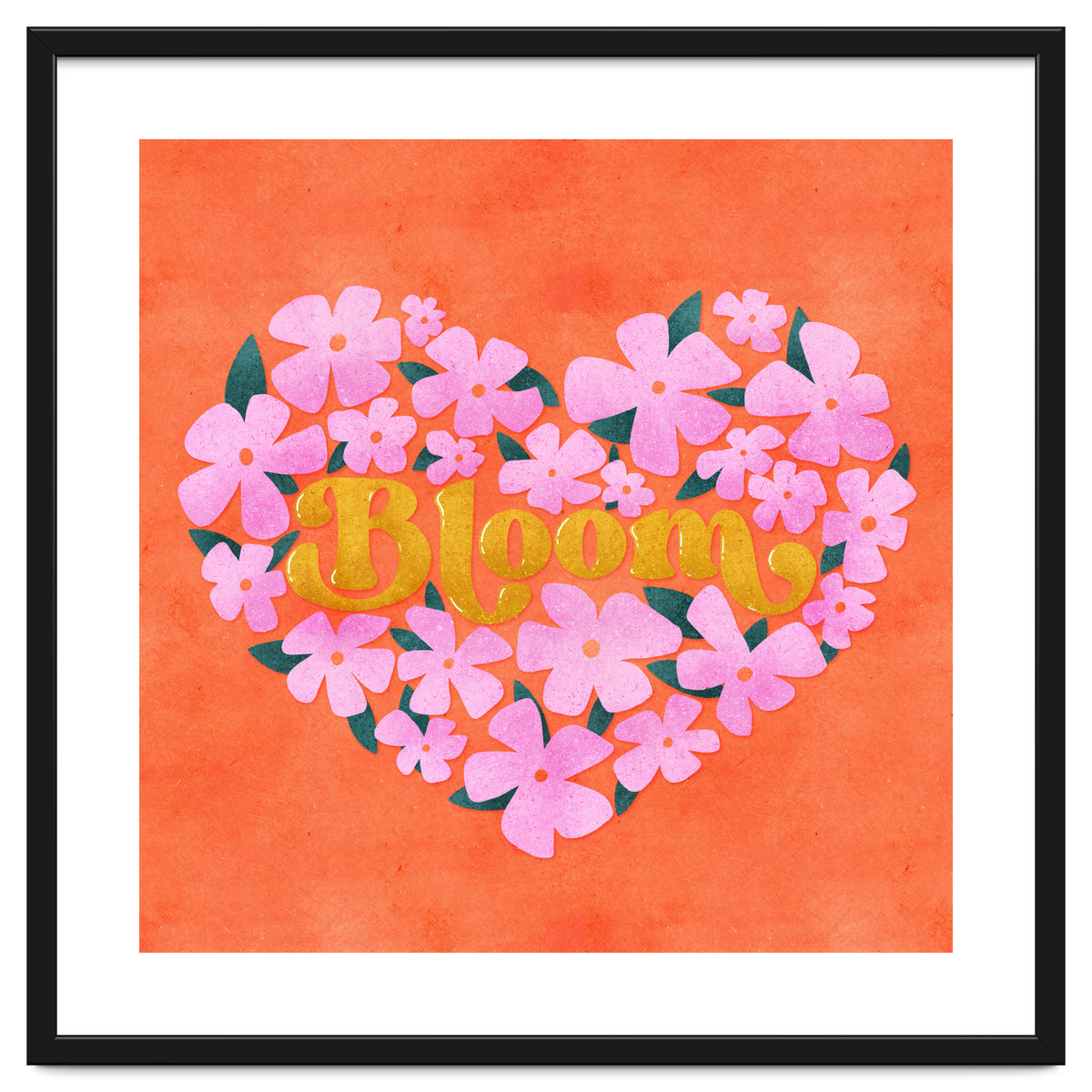 Bloom Floral Heart