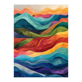 Abstract Rainbow Wave Landscape (Print Only) thumbnail