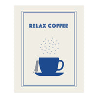 RELAX COFFEE CAT (Print Only)