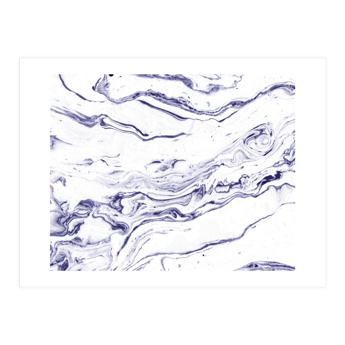 Navy Blue Marble #society6 #decor #marble (Print Only)