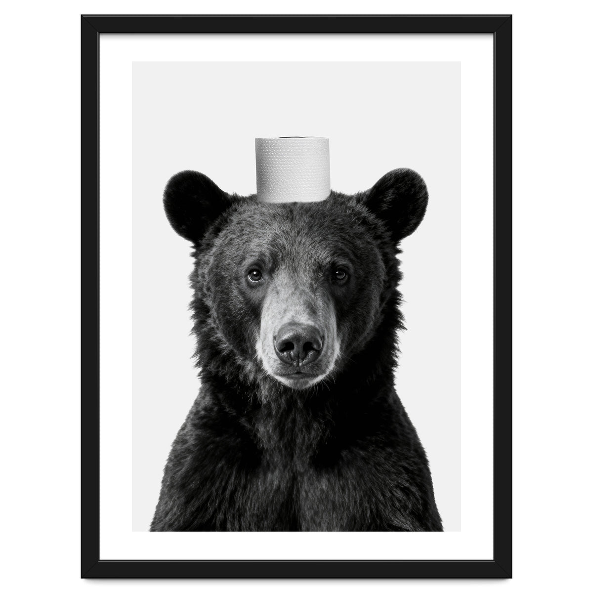 Bear, Toilet Paper Crown, Nursery Animal Art for Children