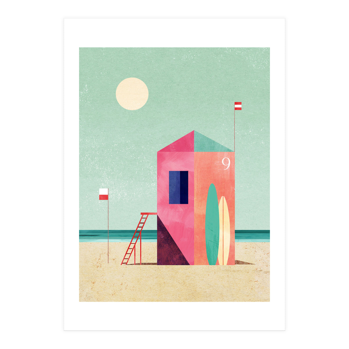 Surf Hut (Print Only)