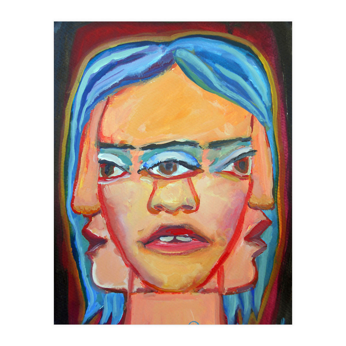 Cabeza De Mujer 22 (Print Only)