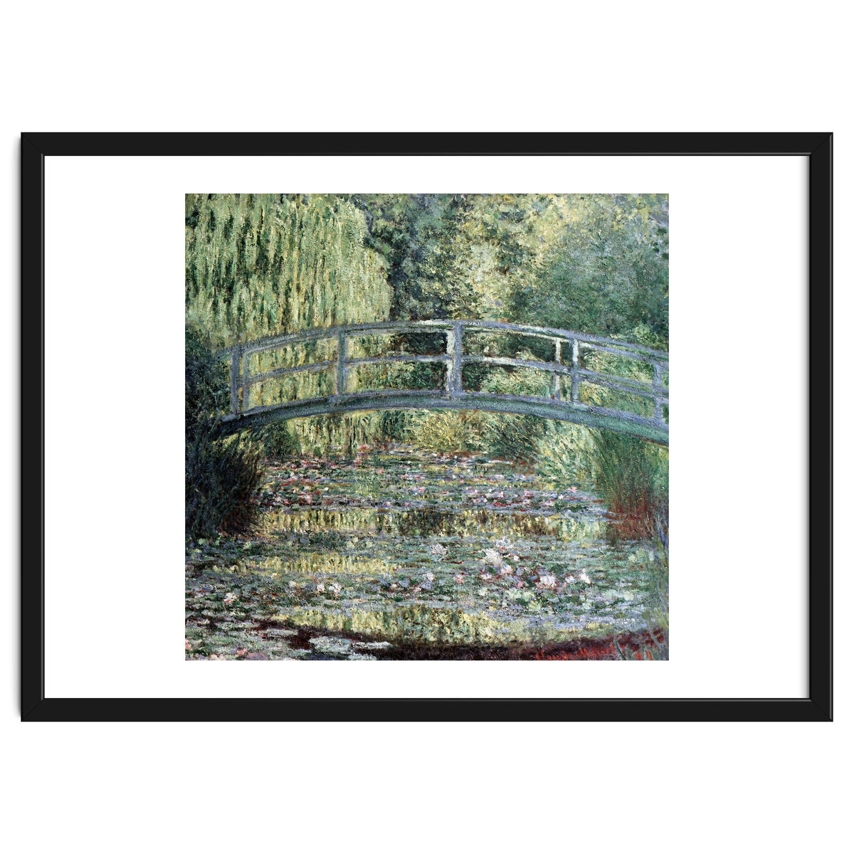 The Waterlily Pond: Green Harmony - 1899 - 89x93,5 cm - oil on canvas.