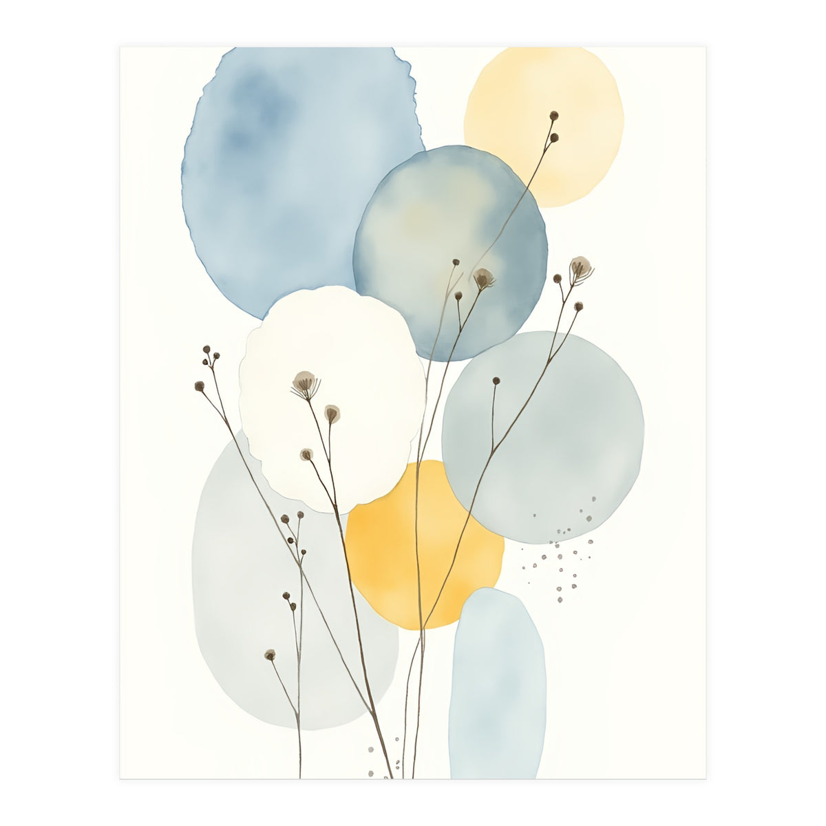 Modern Abstract Flower (Print Only)