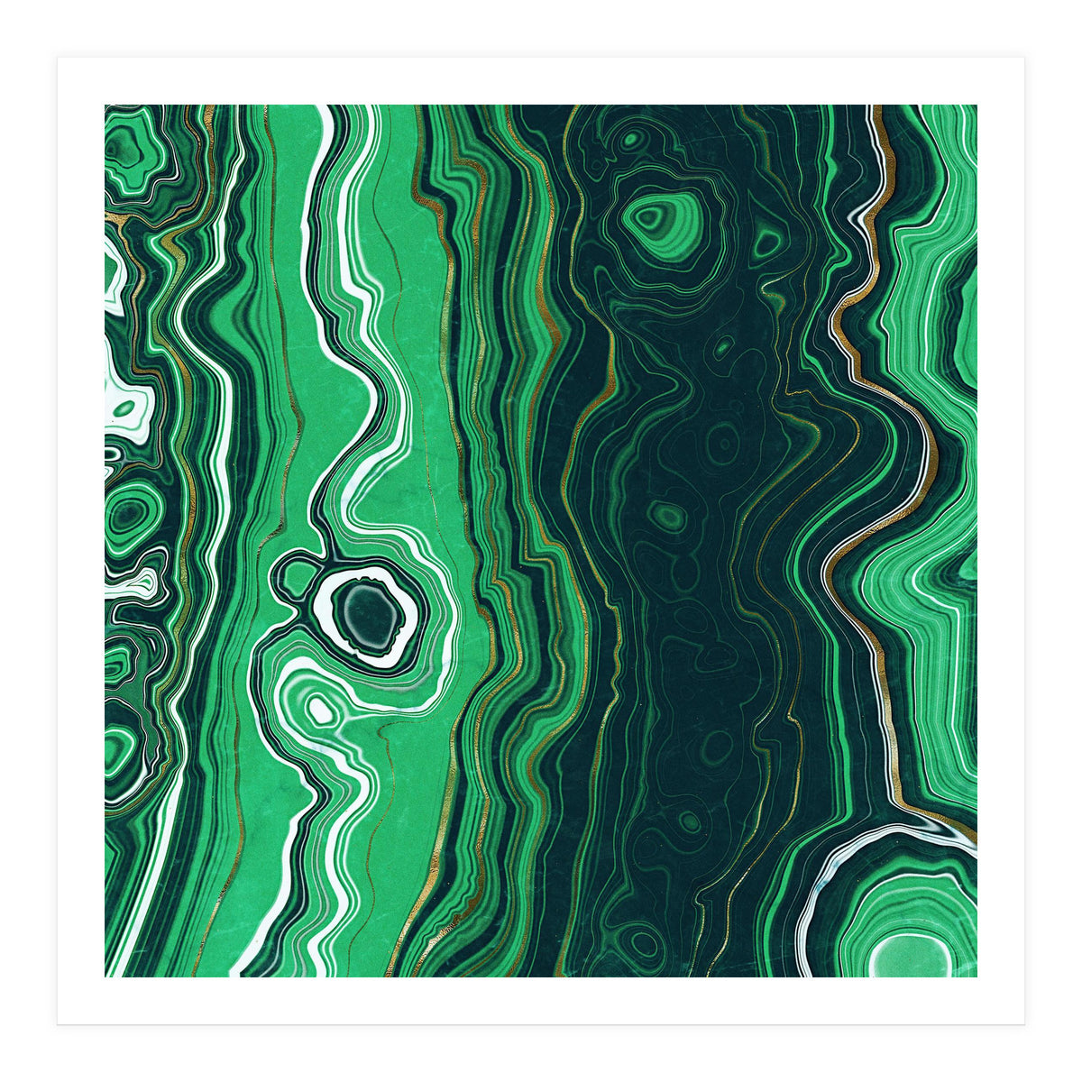 Malachite Texture 07 (Print Only)