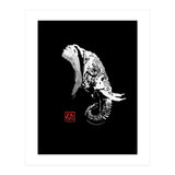 Elephant In Black (Print Only) thumbnail