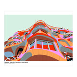 La Pedrera by Antoni Gaudi - Barcelona (Print Only) thumbnail