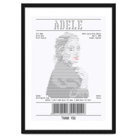 Receipt Art Adele