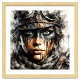 Warrior Woman With Aviator Goggles thumbnail