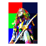 Cliff Burton Heavy Metal Bass Pop Art WPAP (Print Only) thumbnail