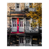 Montreal Bicycle Balcony No 1 Color Version (Print Only)