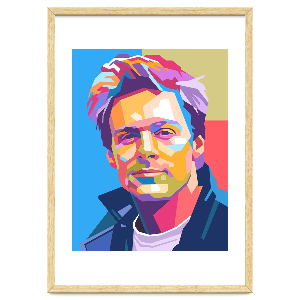 Bryan Adams pop art portrait