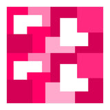 Pink Abstract Square Tiles (Print Only) thumbnail
