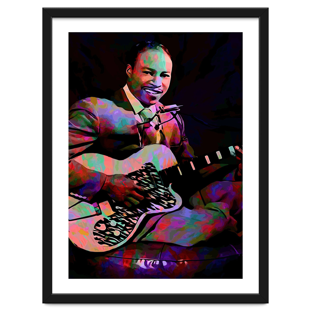 Jimmy Reed American BLues Musician Legend Colorful