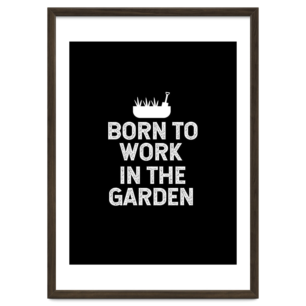 Born to work in the garden