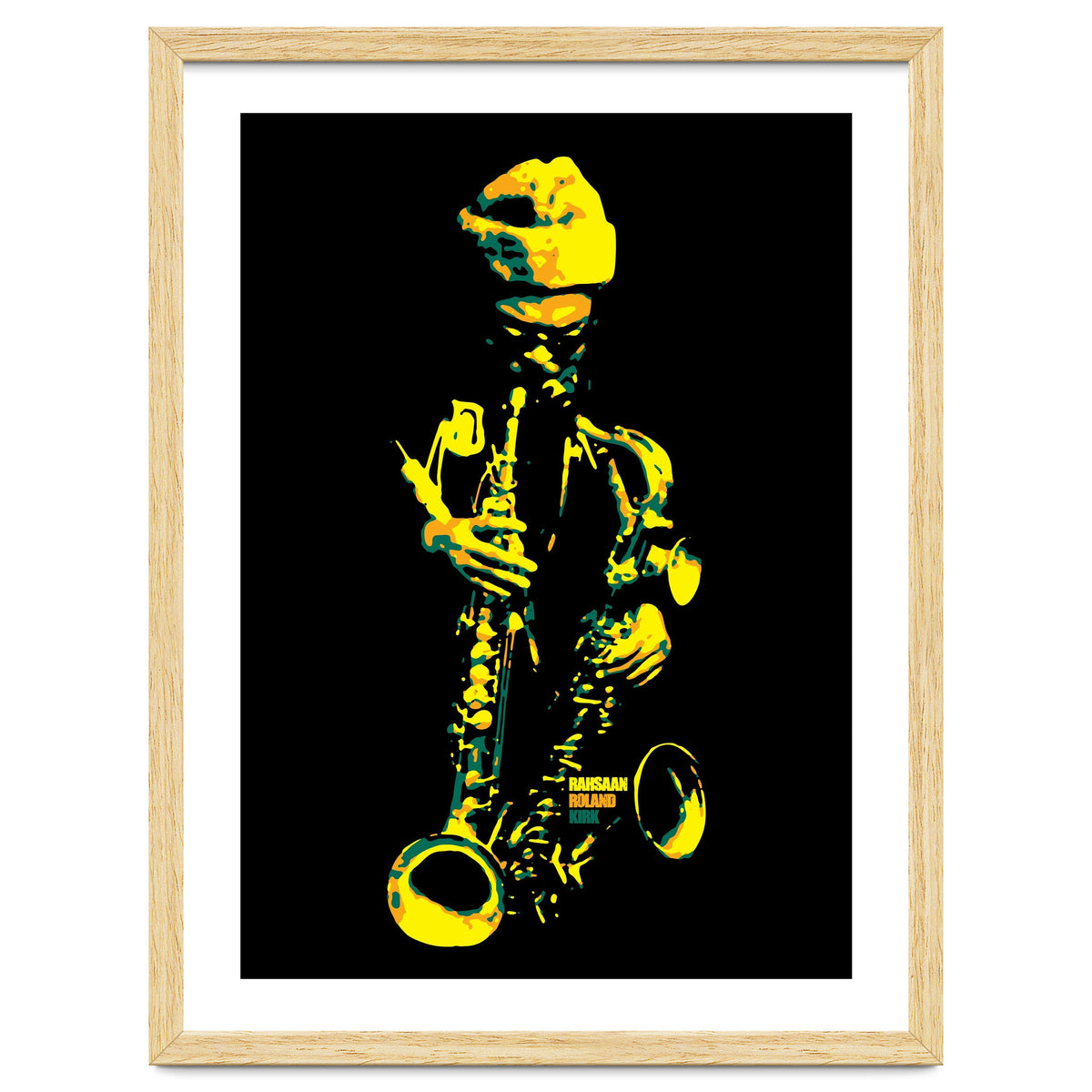 Rahsaan Roland Kirk in Pop Art