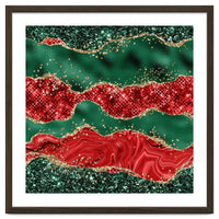 Christmas Glitter Agate Texture 06