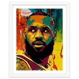 LeBron James Colorful abstract thumbnail