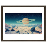 Alien Horizon: Saturn-Inspired Planetary Landscape thumbnail