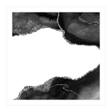 Black & Silver Agate Texture 09 (Print Only) thumbnail