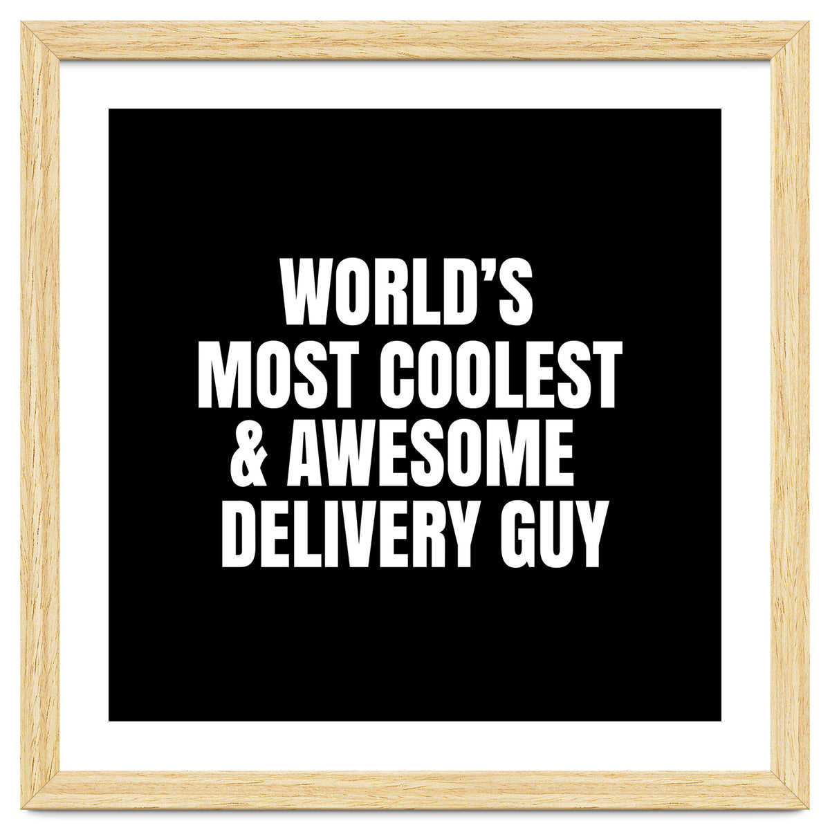 World's most coolest and awesome delivery Guy