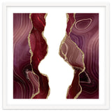 Burgundy & Gold Glitter Agate Texture 06 thumbnail