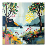Serene Mountain Lake Landscape (Print Only) thumbnail