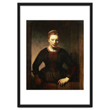 Rembrandt Harmenszoon van Rijn / 'Young Girl at an Open Half-Door', 1645. thumbnail