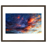 Cloudy sky at sunset thumbnail