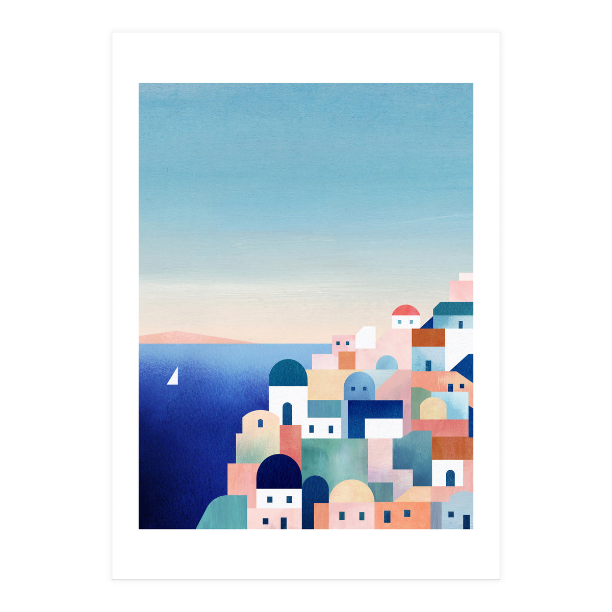 Santorini (Print Only)