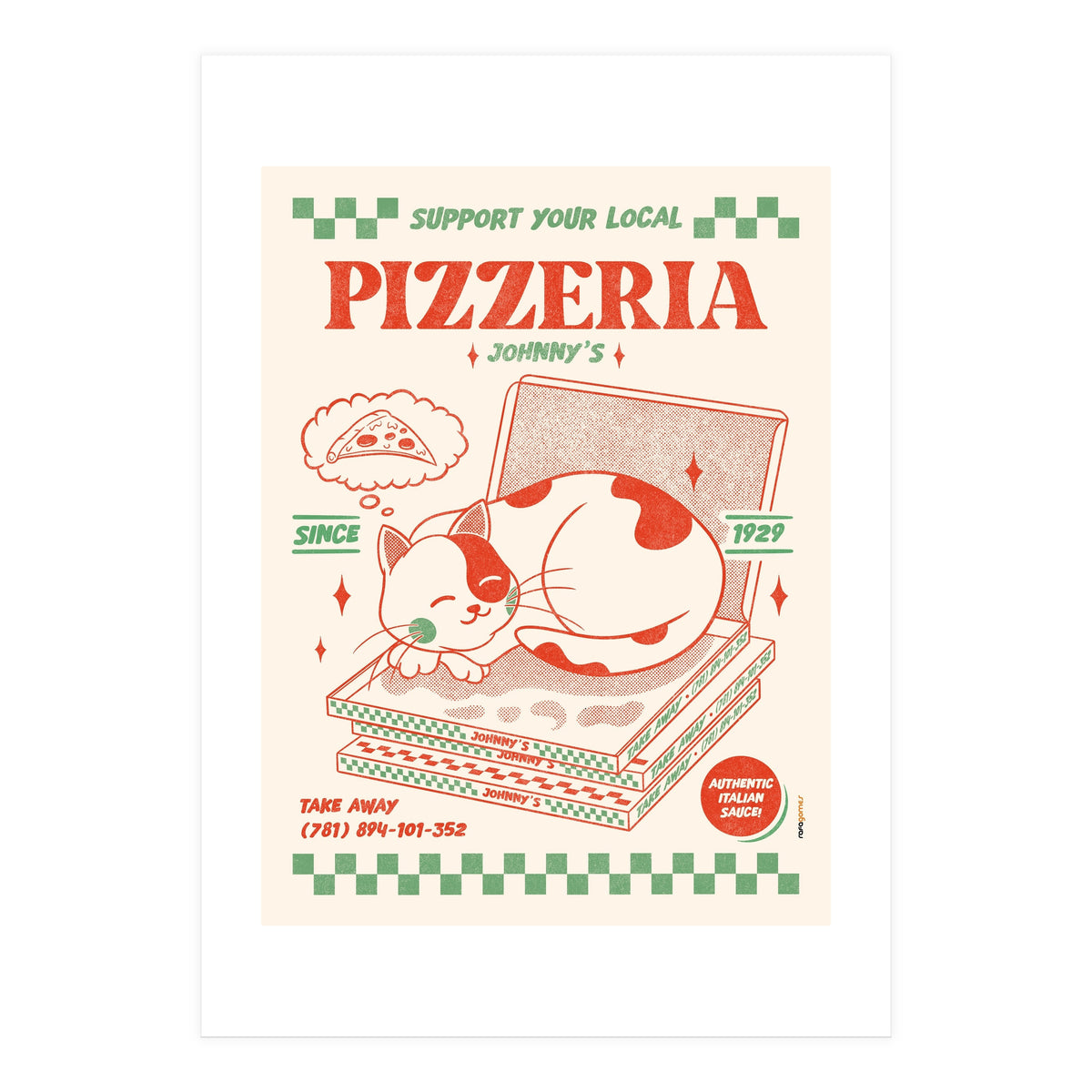 Support Your Local Pizzeria (Print Only)