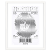 Receipt Art Jim Morrison