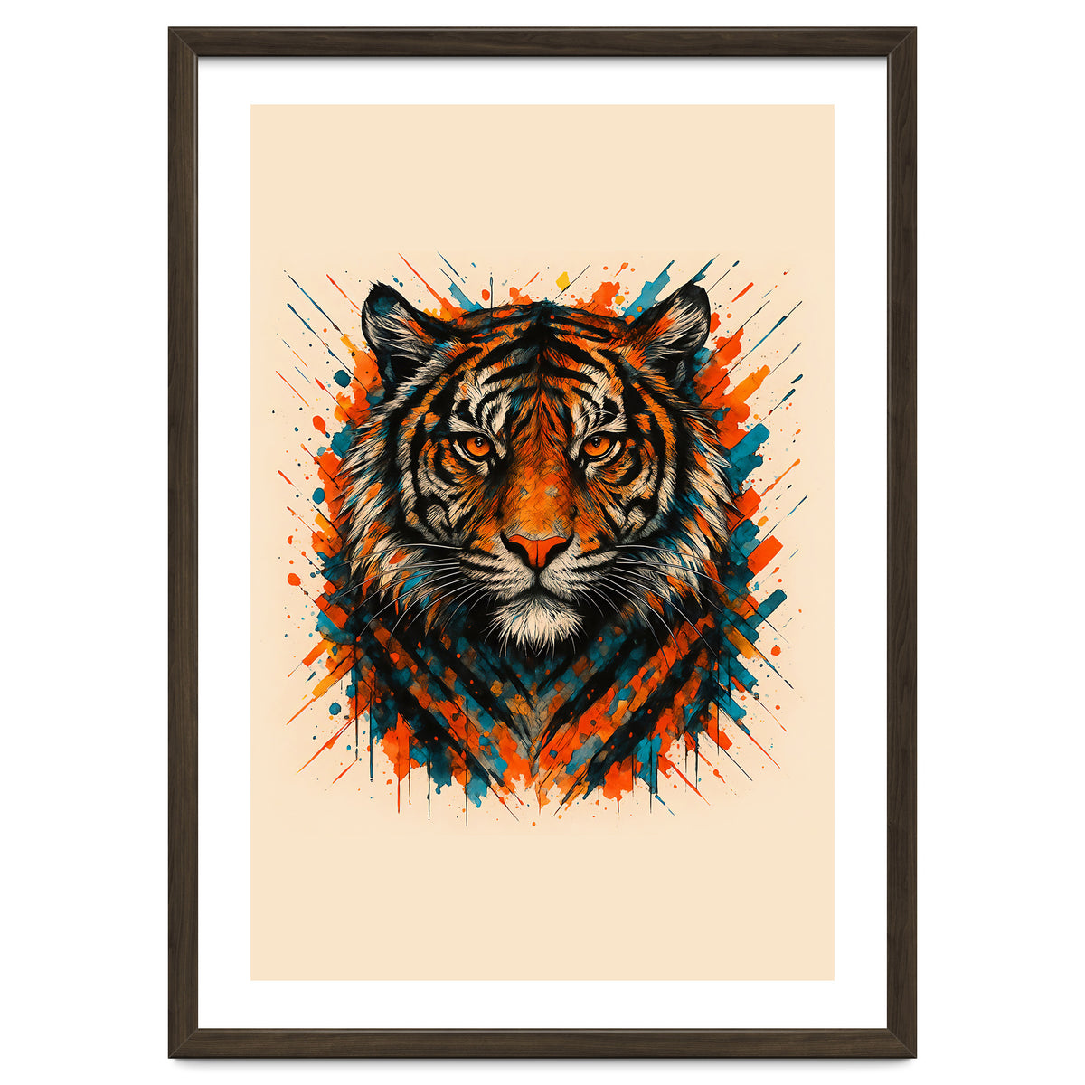 Tiger Animal Watercolor