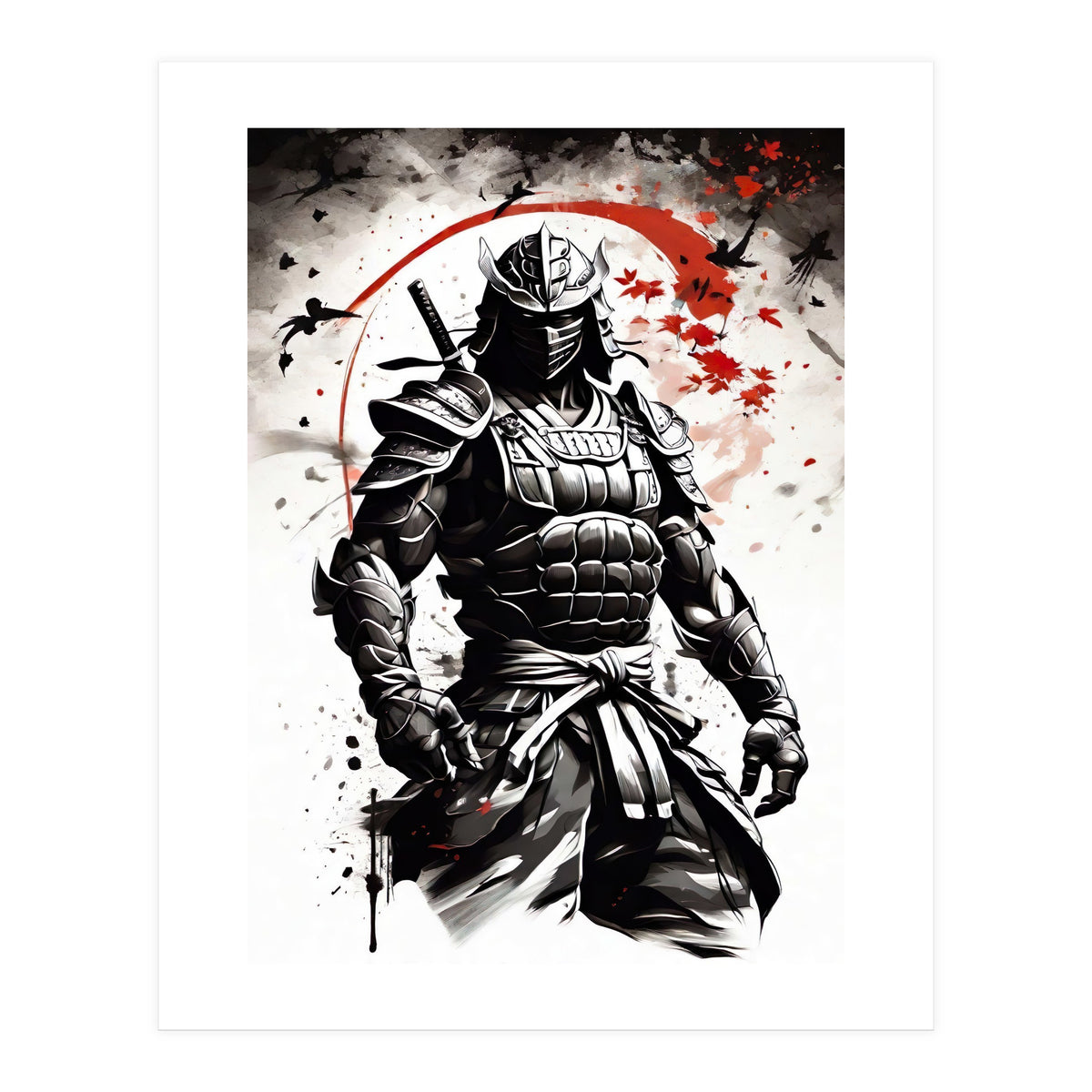 Samurai Warrior Art (Print Only)