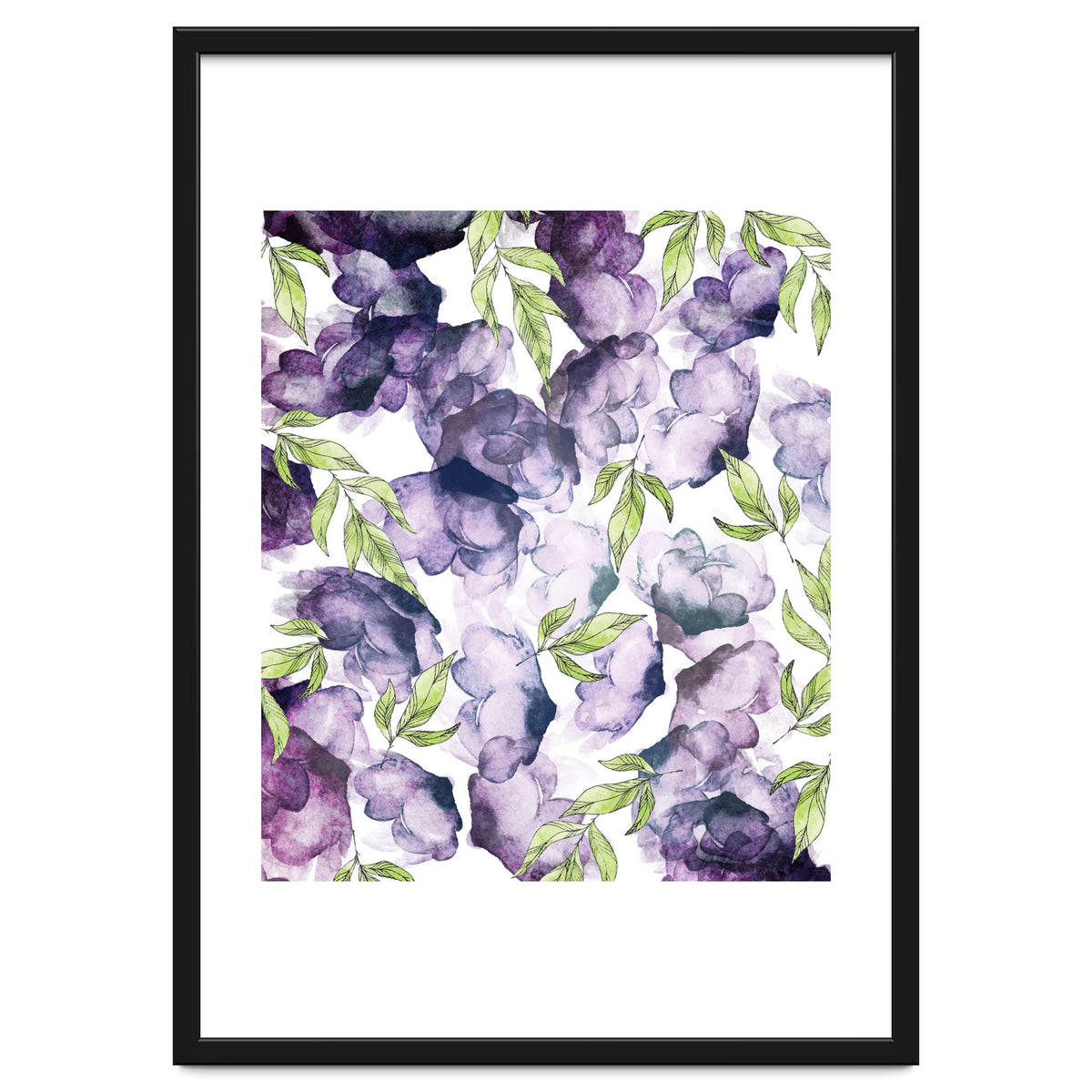 Watercolor + Ink Florals