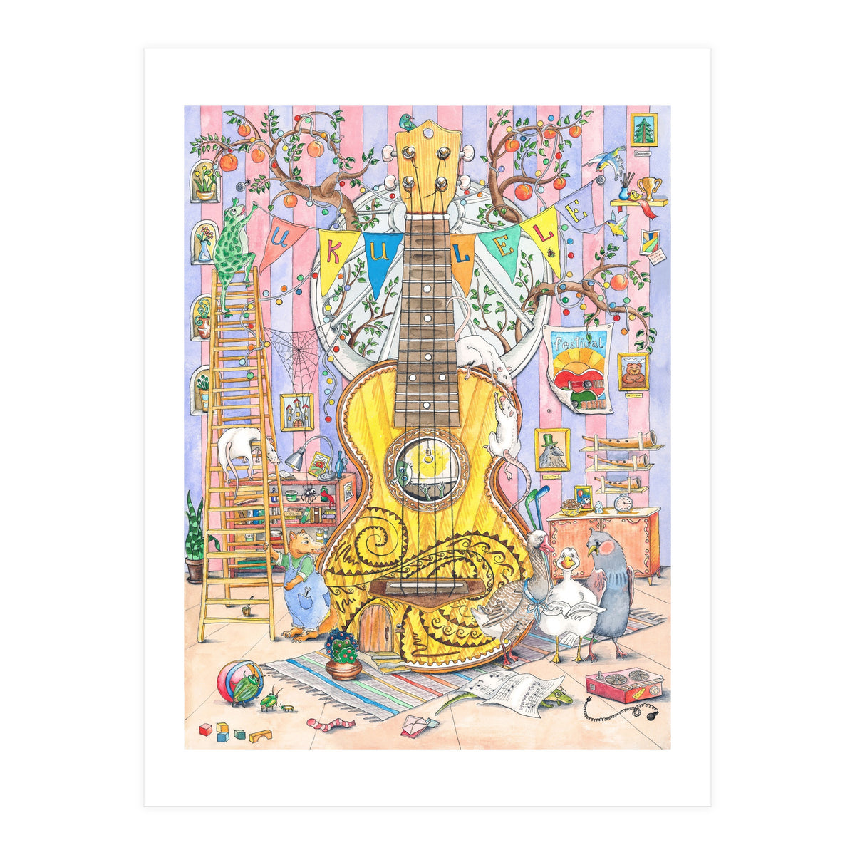 Musical Instruments - Ukulele (Print Only)