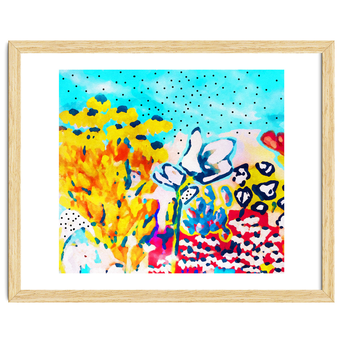 Floral Graffiti #society6 #decor #buyart