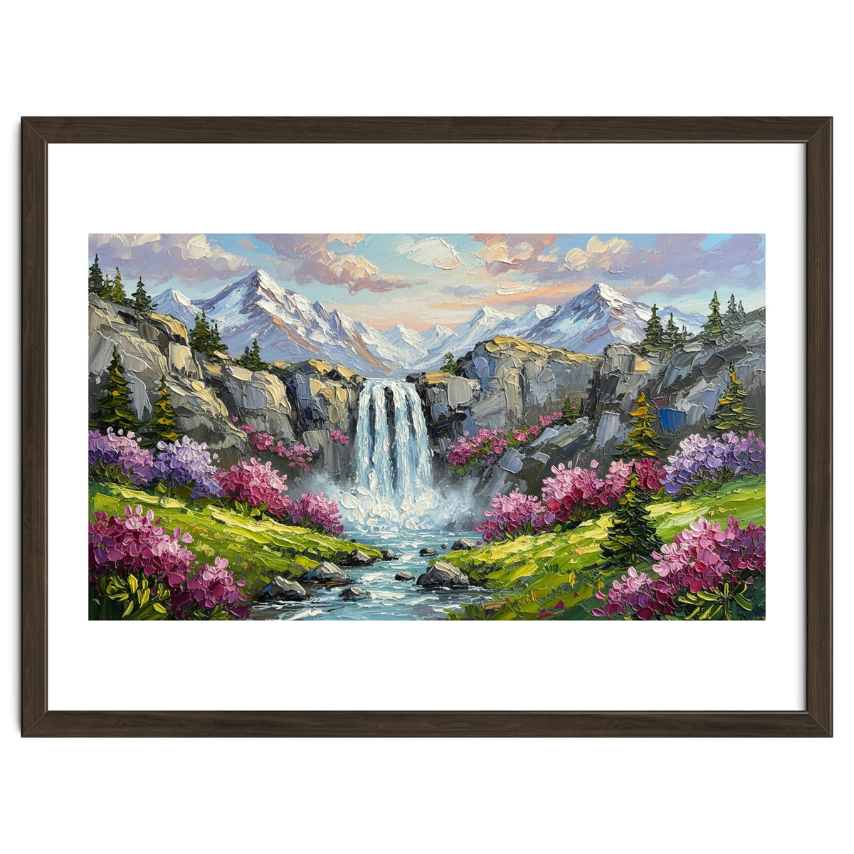 Alpine Waterfall Serenade