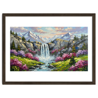 Alpine Waterfall Serenade