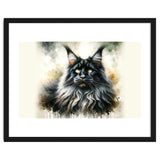 Majestic Long Haired Cat Portrait thumbnail